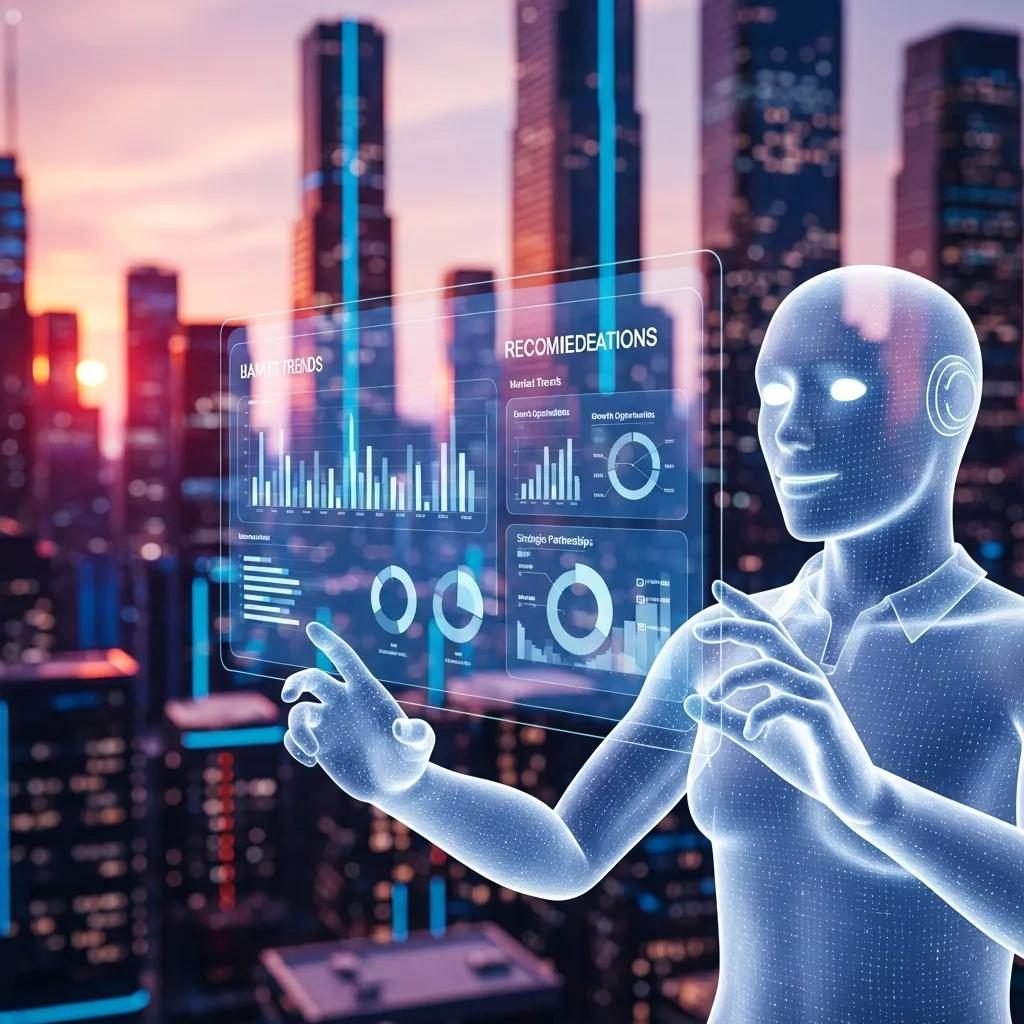 AI assistant recommending businesses in a modern digital landscape