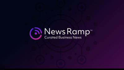 NewsRamp logo - press release distribution platform featuring Monic AI Systems